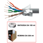 ELCART DISTRIBUTION - CAVO CAT.6 FILI RIGIDI 100MT CCA
