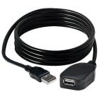 ELCART DISTRIBUTION - RIPETITORE CAVO USB 15MT NERO
