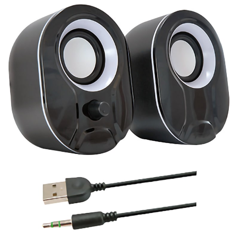 ELCART DISTRIBUTION - CASSE USB 6W 3,5MM JACK C/VOLUME