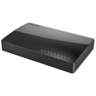 TENDA - Switch non gestito 8 porte Gigabit, case in plastica, velocità fino a 2000 Mbps full duplex, supporto auto MDI/MDIX, plug and play.