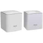 TENDA - Sistema Mesh Wi-Fi 6 (AX1500), fino a 1500Mbps dual-band, 2 antenne interne 3 dBi, 1 porta WAN Gigabit,1 porta LAN Gigabit, MU-MIMO, WPA3.