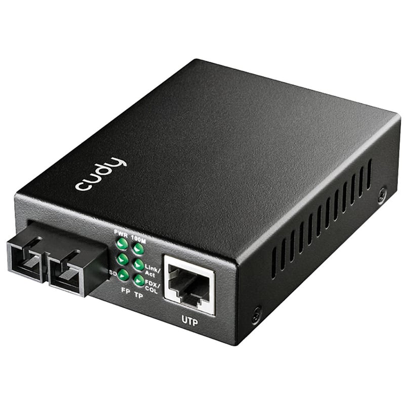 CUDY - MEDIA CONVERTER 10/100 SM 100KMSC