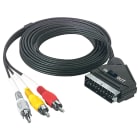 ELCART DISTRIBUTION - CAV.1,5M 1 SCART 3 SP.RCA CON INT