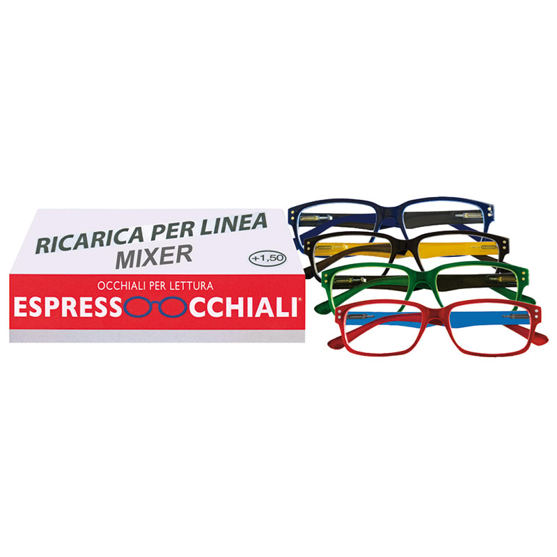 ELCART DISTRIBUTION - RICARICA 4 OCCHIALI DIOT.  2,5