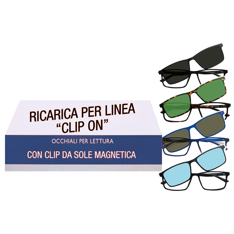 ELCART DISTRIBUTION - RICARICA 4 OCCHIALI DIOTTRIA 3,00