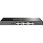 TP-LINK - SWITCH L3 STACKABLE 24PORTE+4SFP+