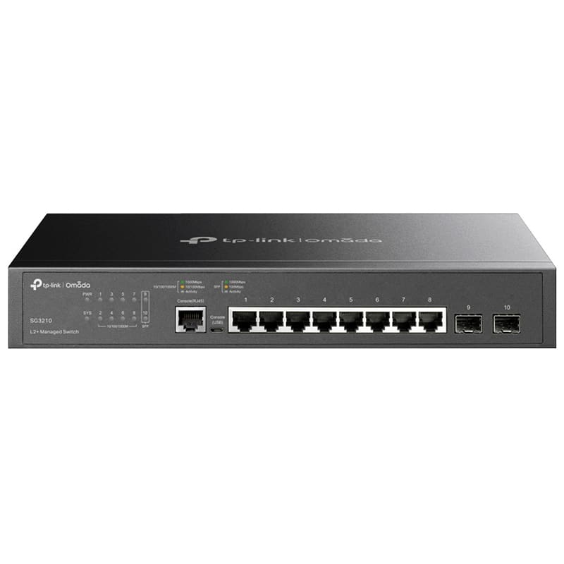 TP-LINK - SWITCH L2  8PORTE GIGABIT+2SFP