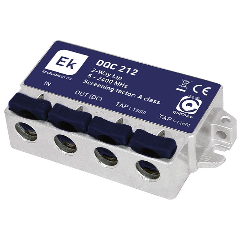 ELCART DISTRIBUTION - DERIVATORE QUICOAX 4USCITE 12DB