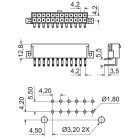 ELCART DISTRIBUTION - 015860432 CONN.C.S.90 4,2PE 2V