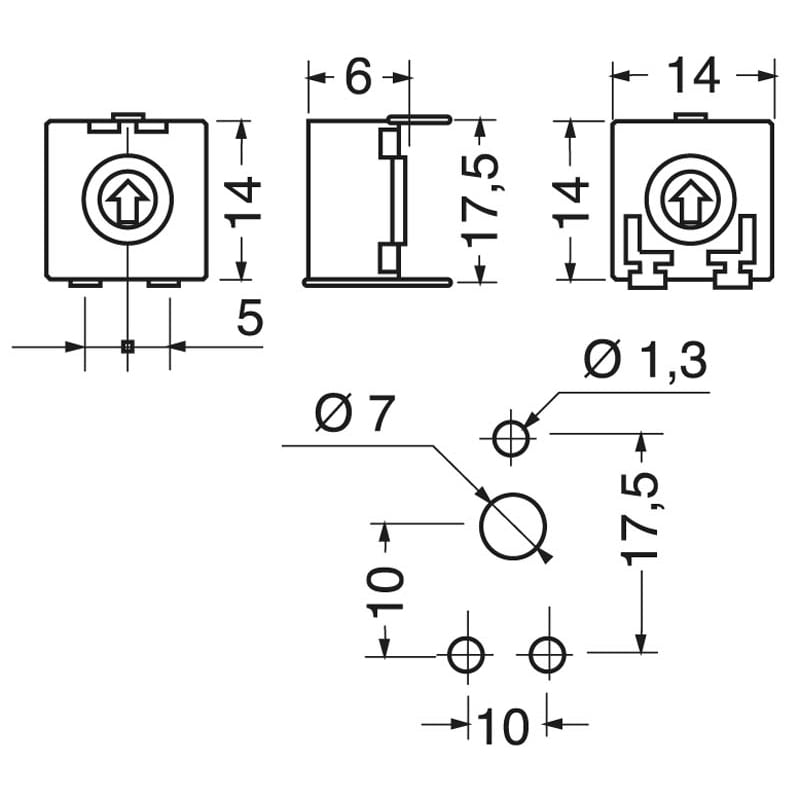 ELCART DISTRIBUTION - CA14PV17,5-100RA2020-SH