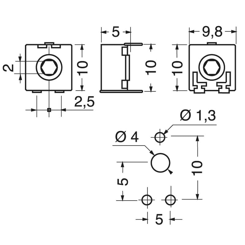 ELCART DISTRIBUTION - CA9MV10-100RA2020-SH 020045000