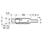 ELCART DISTRIBUTION - PRESA VOLANTE RCA GIALLA