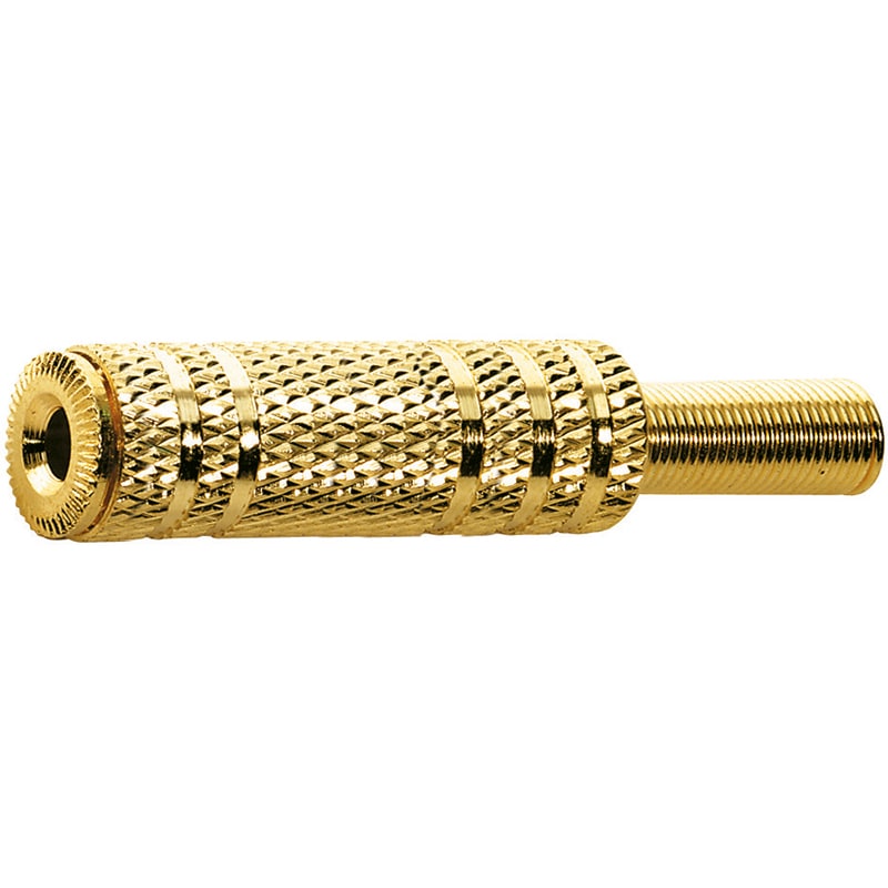 ELCART DISTRIBUTION - PRESA VOLANTE 3,5MM STEREO DORATA