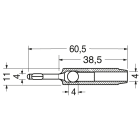 ELCART DISTRIBUTION - SPINA BANANA FLESSIB. D. 4 GIALLA 040352600