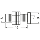 ELCART DISTRIBUTION - BOCCOLA FORO PASSANTE DA PAN. 4MM