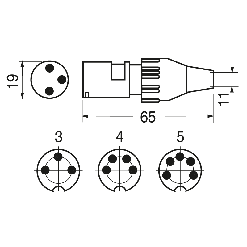 ELCART DISTRIBUTION - SPINA VOLANTE MICROF. NICHEL. 3 P