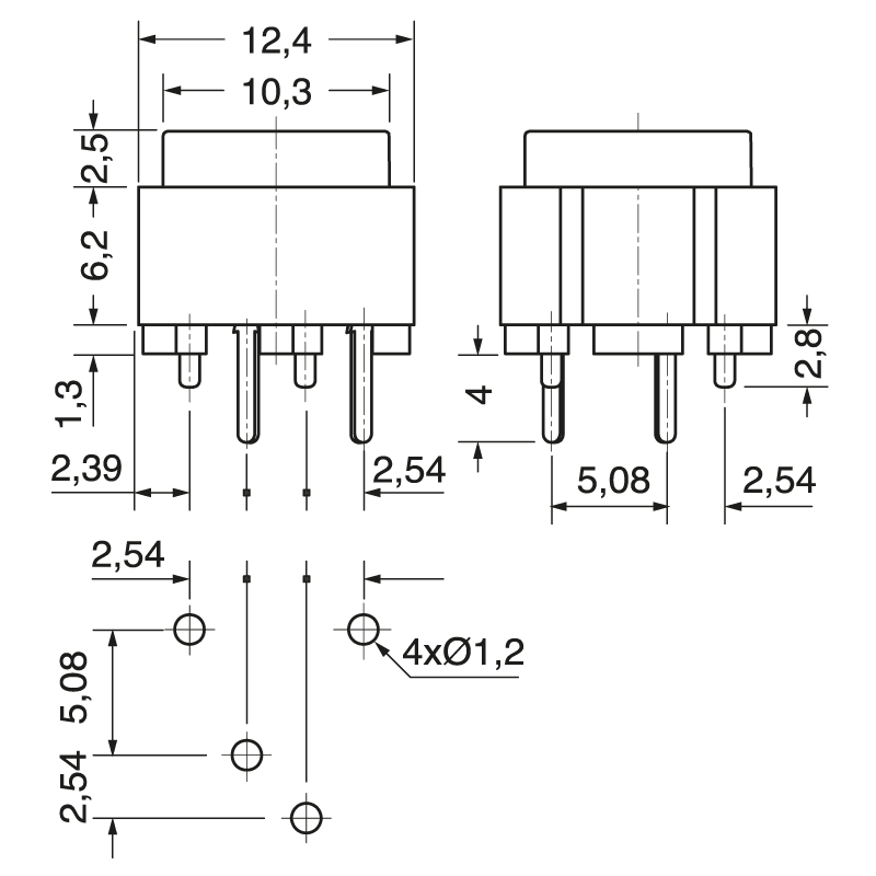 ELCART DISTRIBUTION - MICROINTERRUTTORE TASTO VERDE