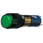 ELCART DISTRIBUTION - PULSANTE UNIP.LUM. TONDO VERDE