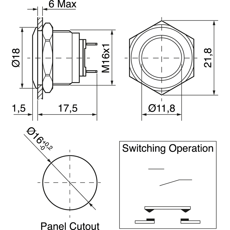 ELCART DISTRIBUTION - PULS. ANTIVANDALO AUTOR. N.A.IP65