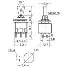 ELCART DISTRIBUTION - DEVIATORE MINIATURA 2 SC. 2 POS.
