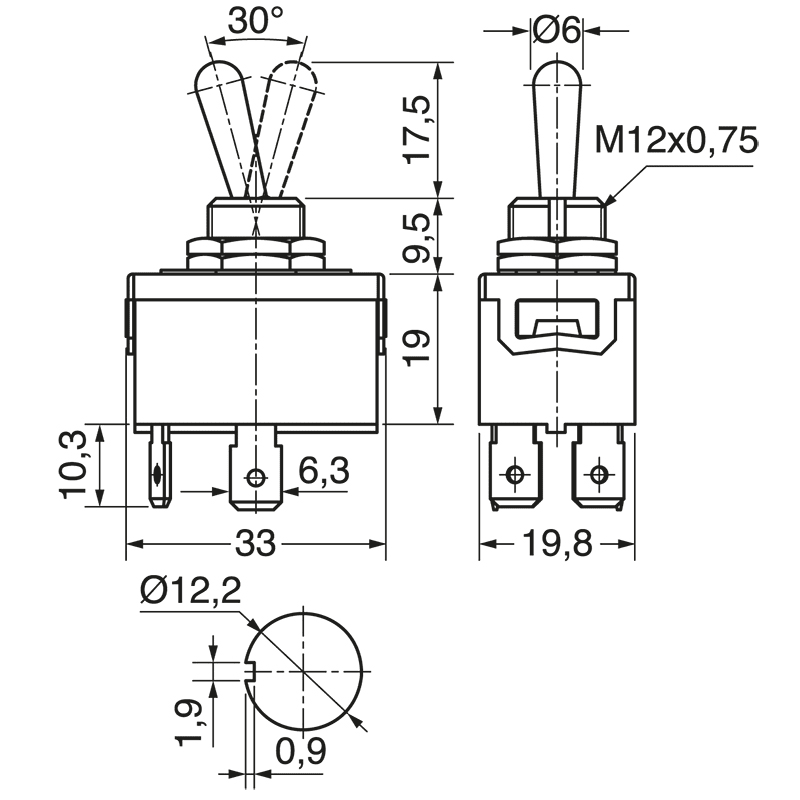 ELCART DISTRIBUTION - INTERR. BIP. A LEVA 10 A