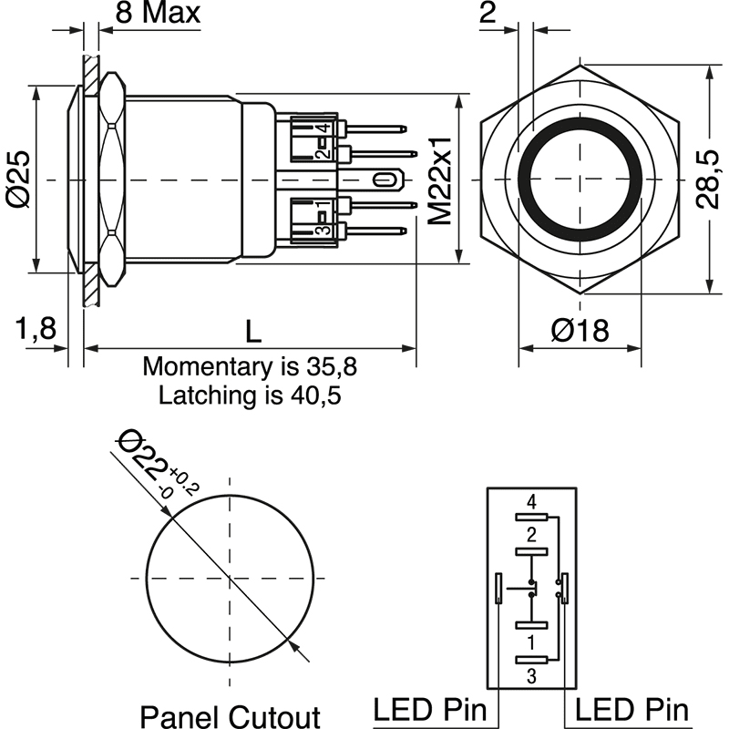 ELCART DISTRIBUTION - INTERRUTTORE ANTIV.IP65 24V GIALL