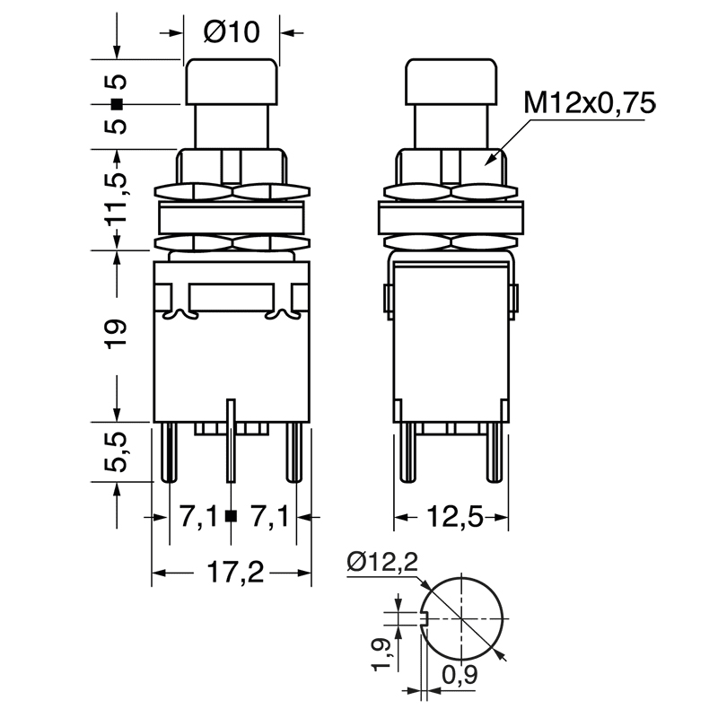 ELCART DISTRIBUTION - DEVIATORE BIP. A PULS. ALTERNATO