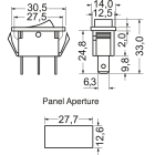 ELCART DISTRIBUTION - INTERRUTTORE UNIP. ROSSO LUMINOSO 040699200