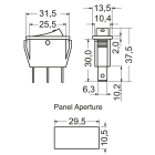 ELCART DISTRIBUTION - INTERR.BILANC.LUMIN. TASTO ROSSO