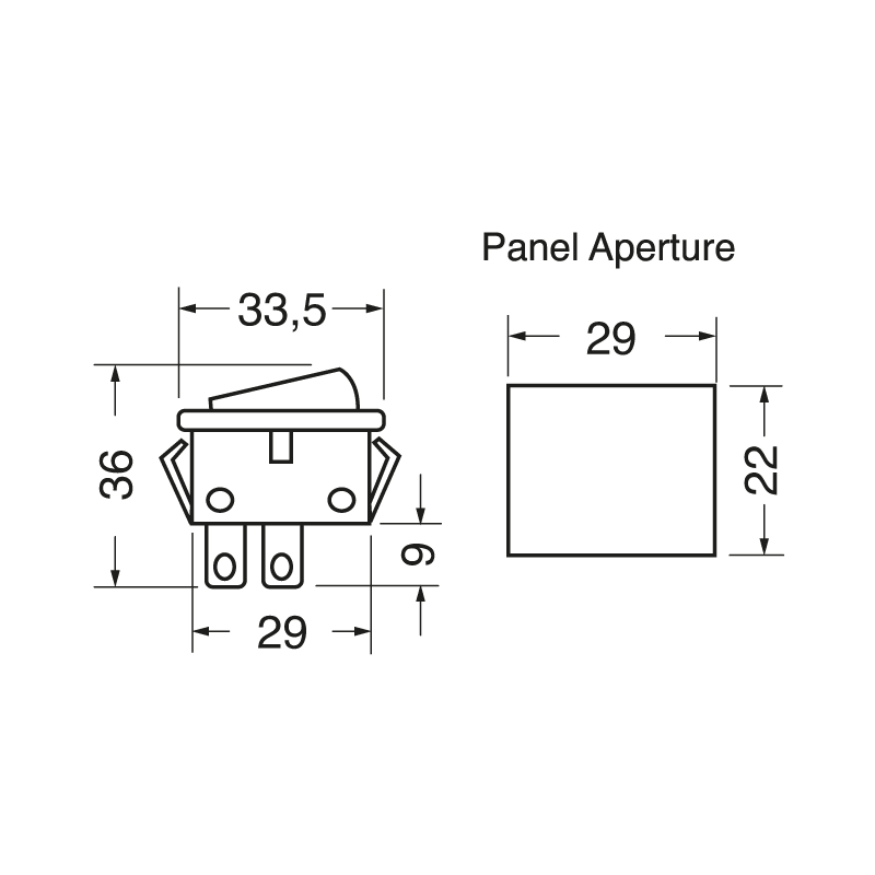 ELCART DISTRIBUTION - INTERRUTTORE A BILANC. BIP.BIANCO