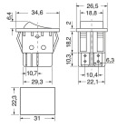 ELCART DISTRIBUTION - INTER. BIPOL. LUMIN. 220VCA GIALL
