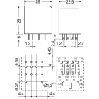 ELCART DISTRIBUTION - PT570524 RELE 4 SC. 6A 24VCA
