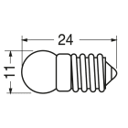 ELCART DISTRIBUTION - LAMPADA ATT. E10 2,5 V 300 MA
