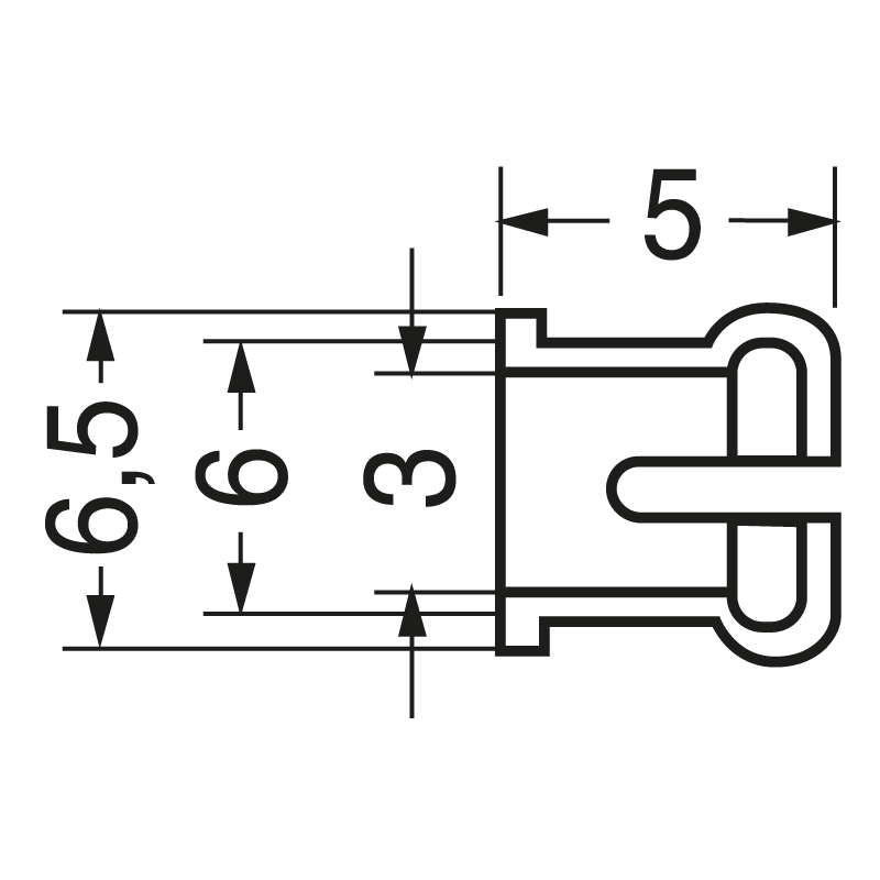 ELCART DISTRIBUTION - SUPPORTO PER LED D. 3 MM 040816800