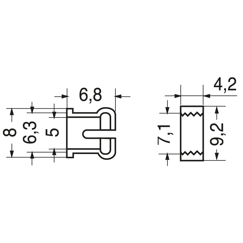 ELCART DISTRIBUTION - PORTALED PLASTICO D. 5 MM 040817000
