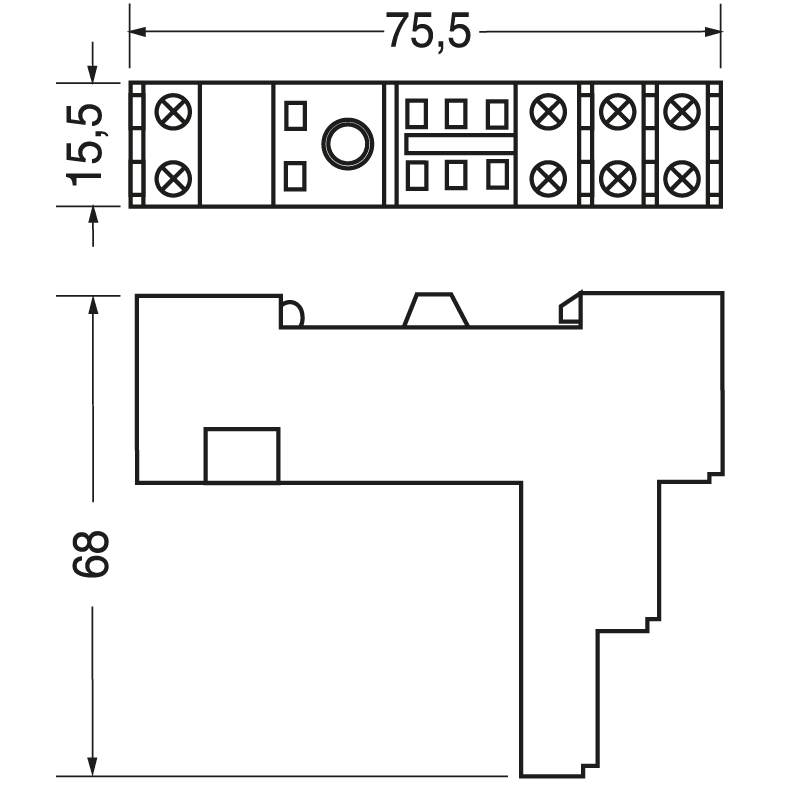 ELCART DISTRIBUTION - RT78726 ZOC.GUIDADIN RELE' RT1-2