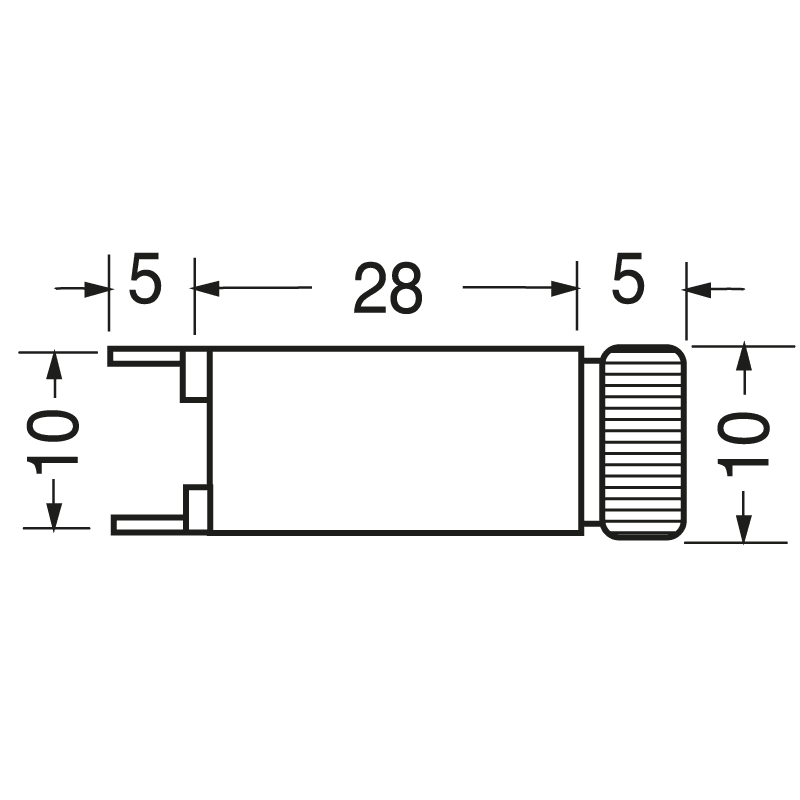 ELCART DISTRIBUTION - PORTAFUSIB. 5X20 VERTIC. X C.S.
