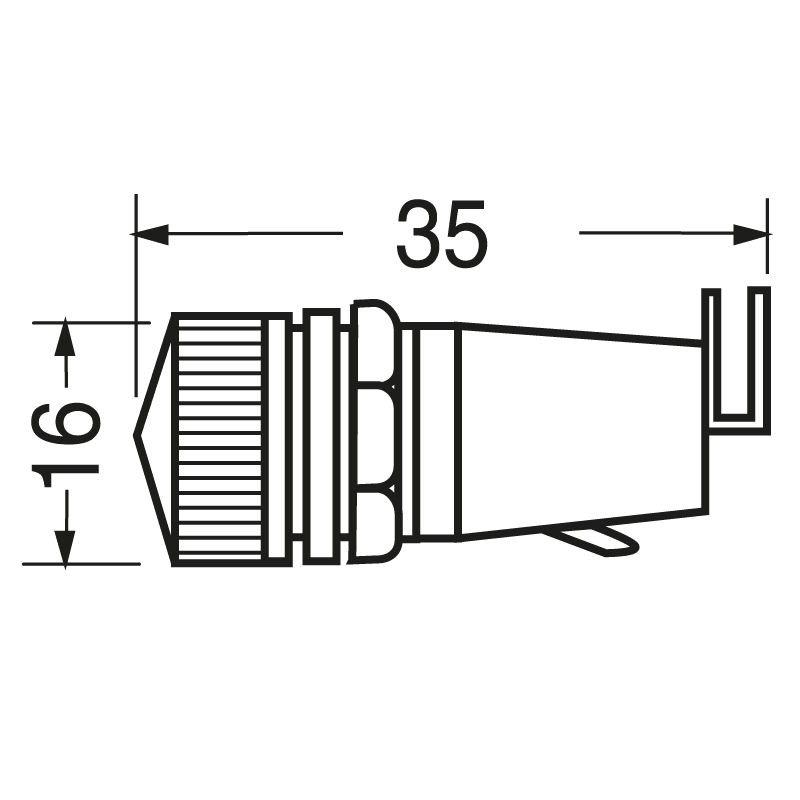 ELCART DISTRIBUTION - PORTAFUSIBILE DA PANNELLO 5X20