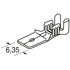ELCART DISTRIBUTION - FASTON MASCHIO OTTONE PASSO 6,35
