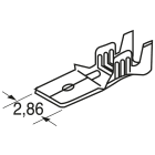 ELCART DISTRIBUTION - FASTON MASCHIO OTTONE PASSO 2,86