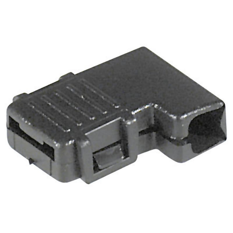 ELCART DISTRIBUTION - COPRI FASTON ANGOLO P.6,35 NERO