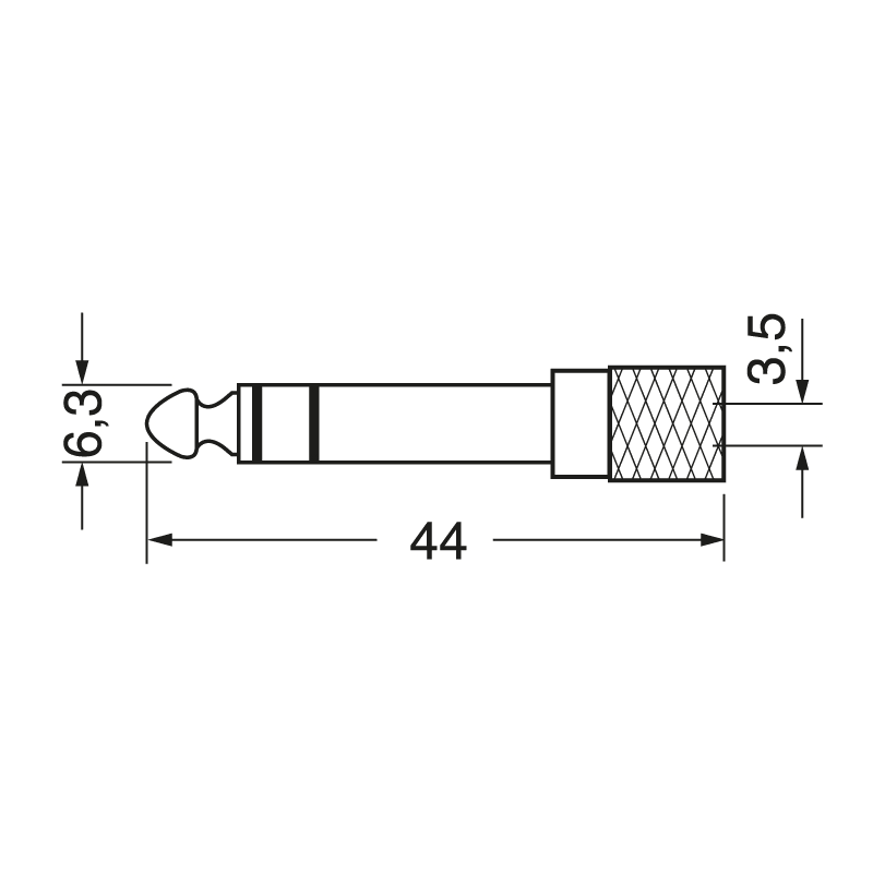 ELCART DISTRIBUTION - ADAT.METSP.6,3STEREO-PR.3,5STEREO