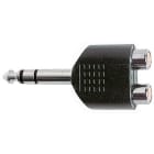 ELCART DISTRIBUTION - ADATT. SP.6,3 STEREO-2 PRESE RCA