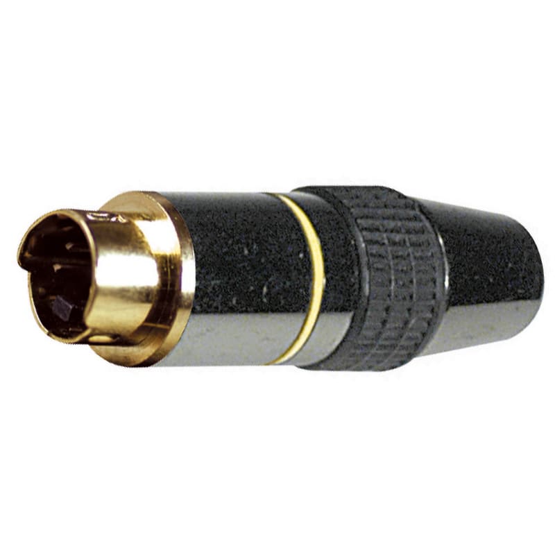 ELCART DISTRIBUTION - SPINA MINI DIN 4 POLI IN METALLO 050288400