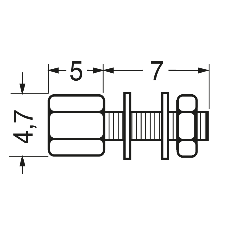 ELCART DISTRIBUTION - DISTANZIATORE X CONNET.A VASCHETT