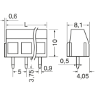 ELCART DISTRIBUTION - MORSETTO CAR. P. 5 3VIE H.10