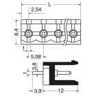 ELCART DISTRIBUTION - MORSETTO EURO P MAS. P.5,08 2VIE