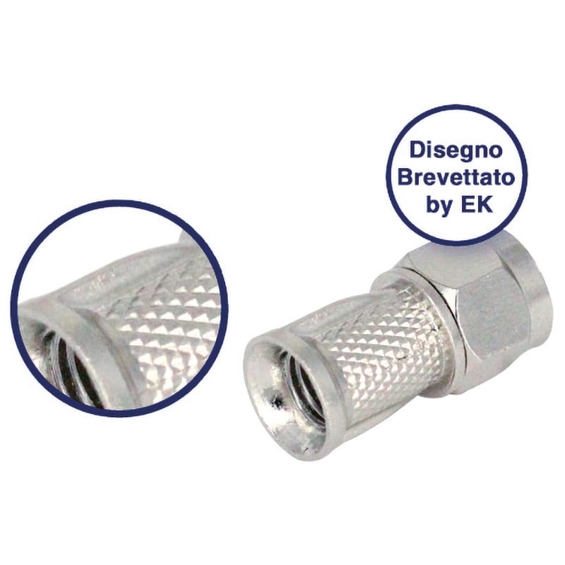 ELCART DISTRIBUTION - CONN.MASCHIO F CON ALETTE+ANELLO