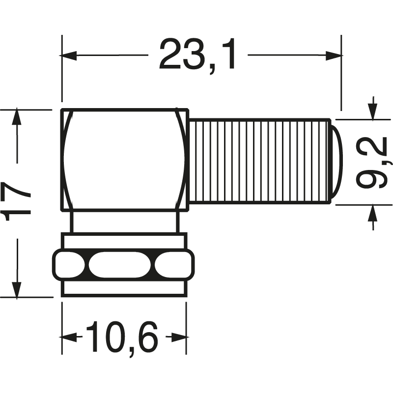 ELCART DISTRIBUTION - ADATT. SPINA F - PRESA F 90' 054605000