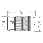 ELCART DISTRIBUTION - ADATT. PRESA UHF-SP. BNC UG255 ST